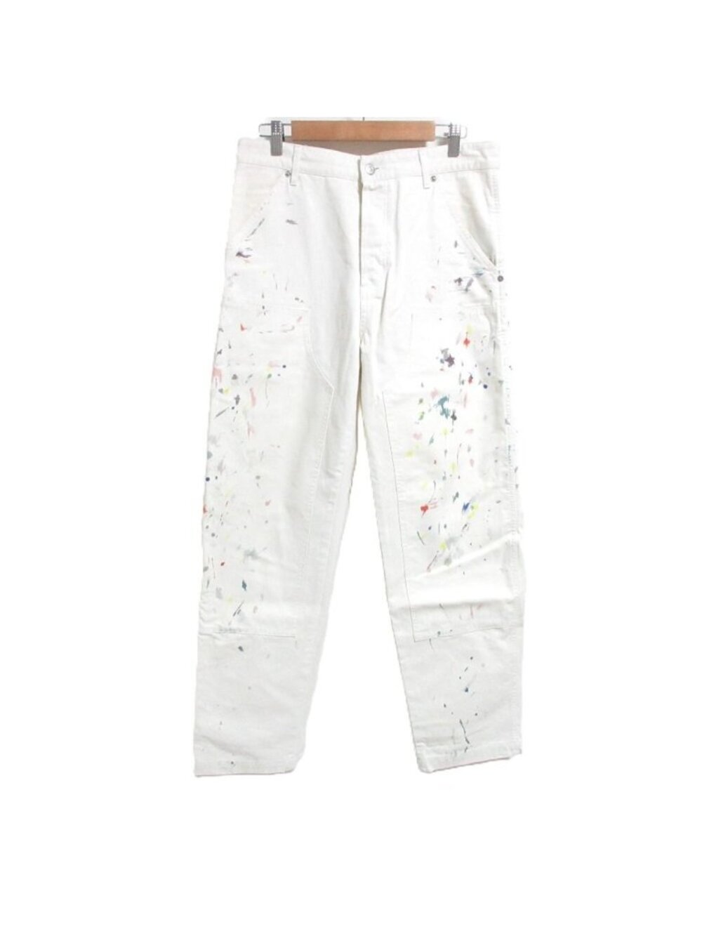 Dior Homme Carpenter Pant Painted Painter Pants 30 Off White